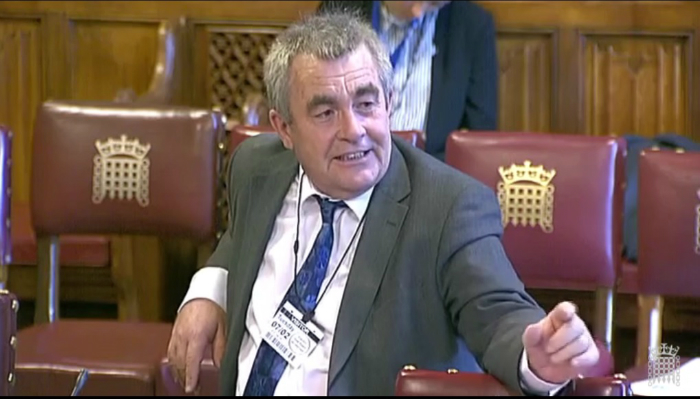 Professor Joseph McMahon at the House of Lords
